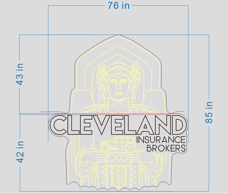 Custom Logo Neon Sign CBE250919A