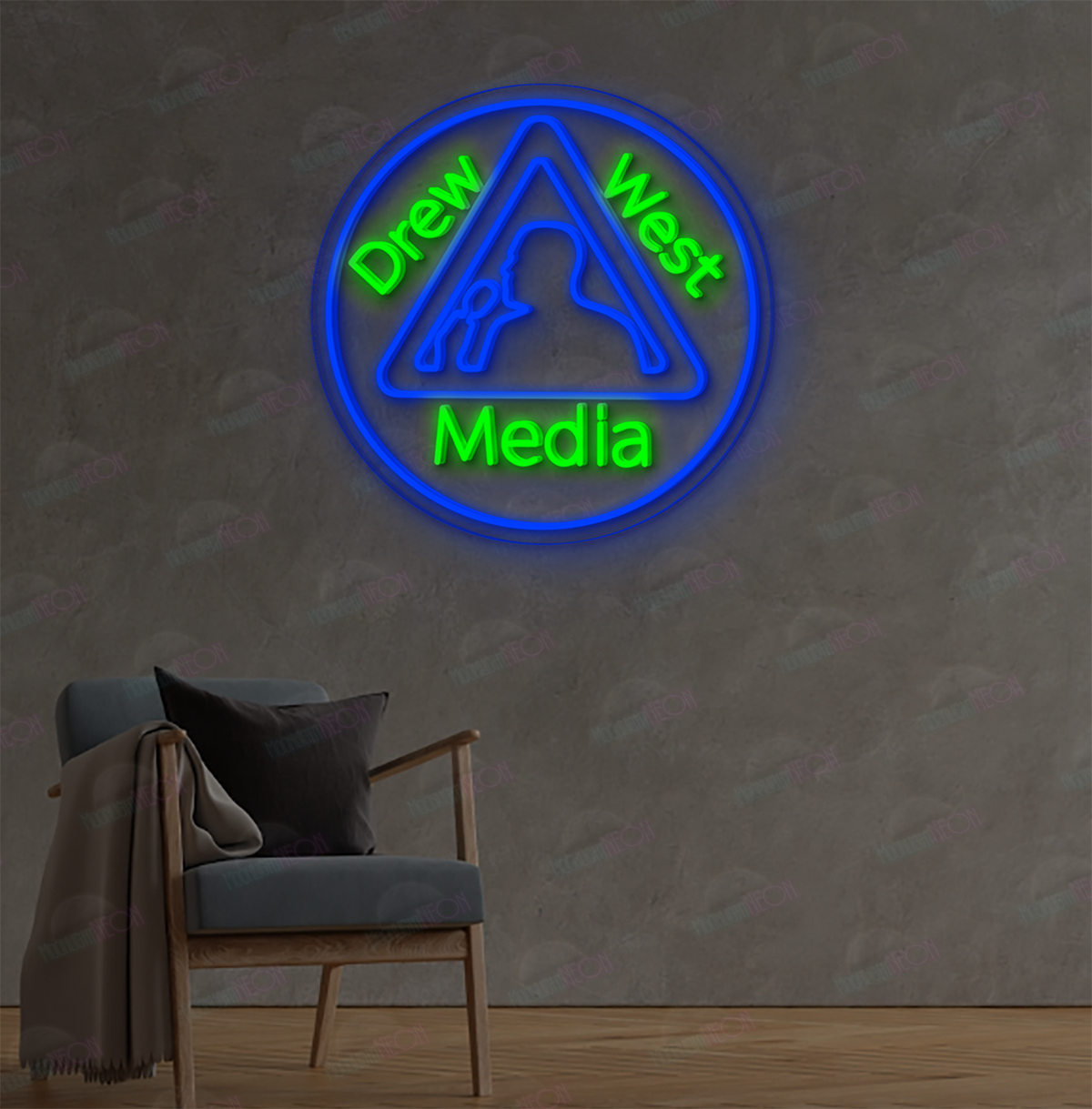 Neonschild mit individuellem Logo (Don)