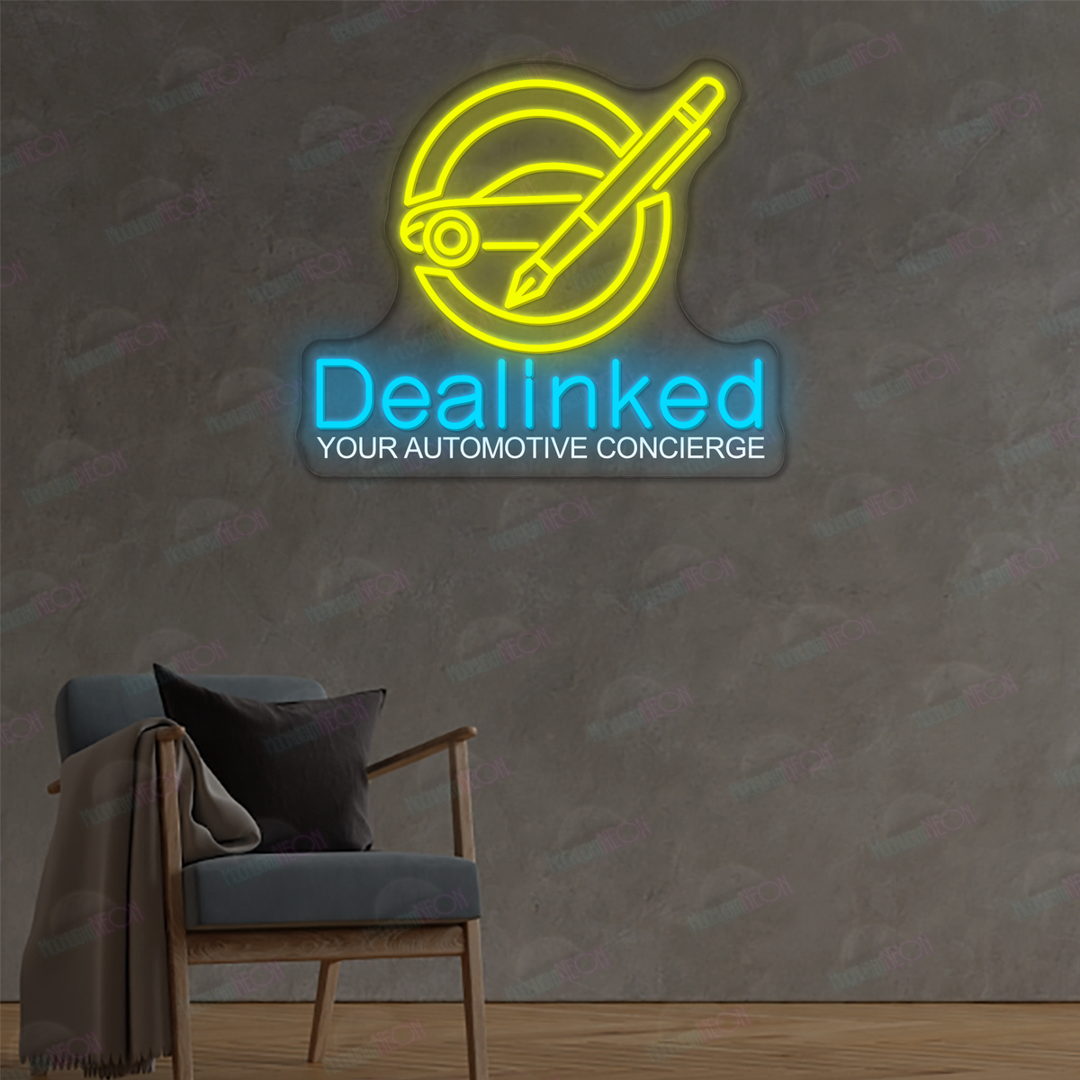 Neonschild mit individuellem Logo (Don)