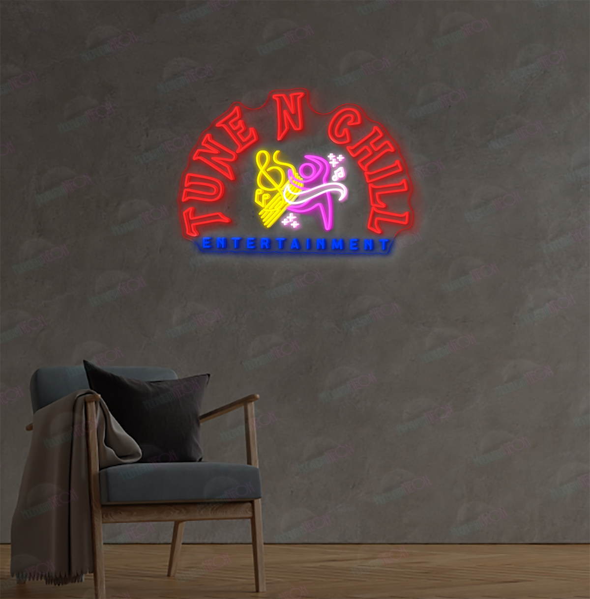 Benutzerdefiniertes Logo-Neonschild (Sebastian)