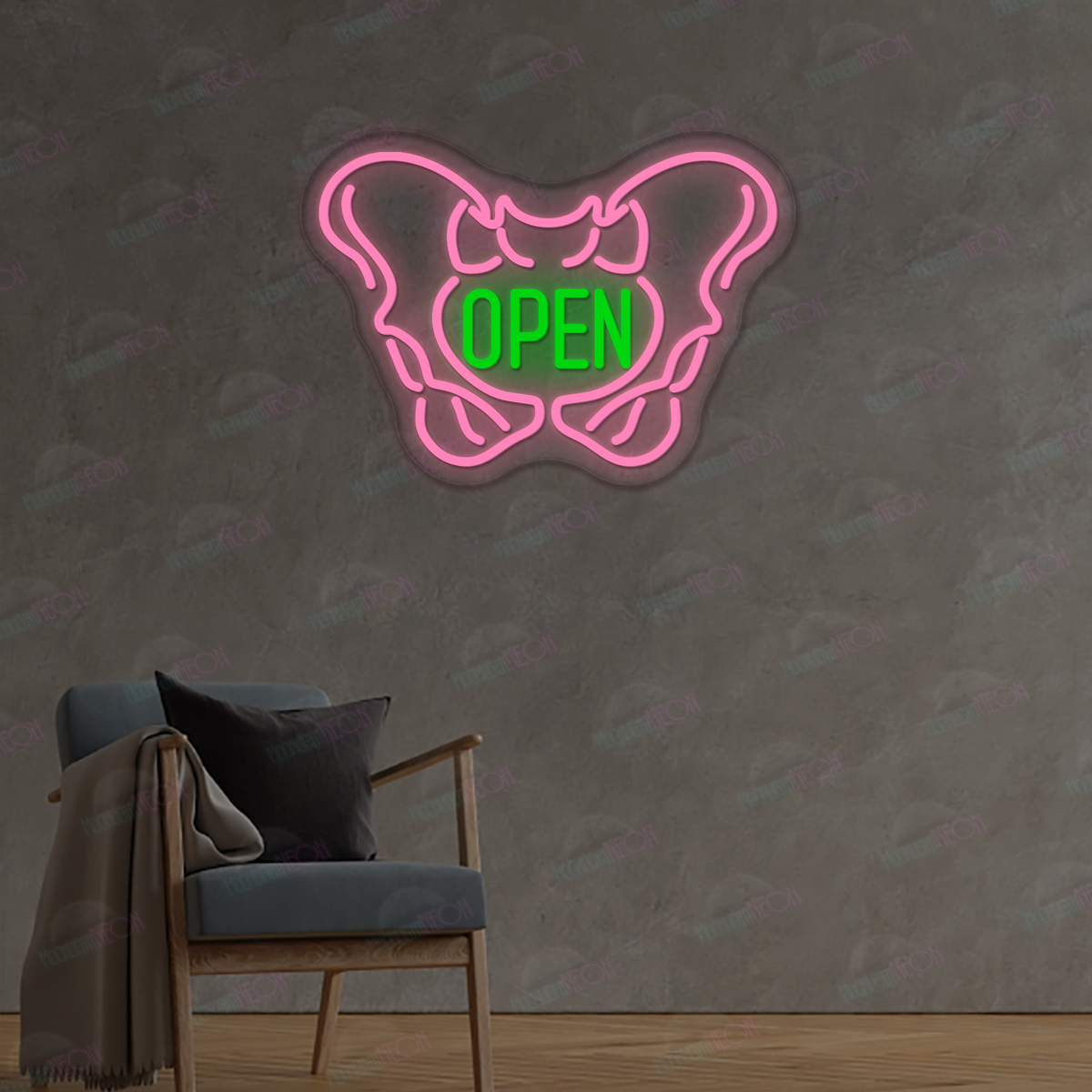 Neonschild mit individuellem Logo (Don)