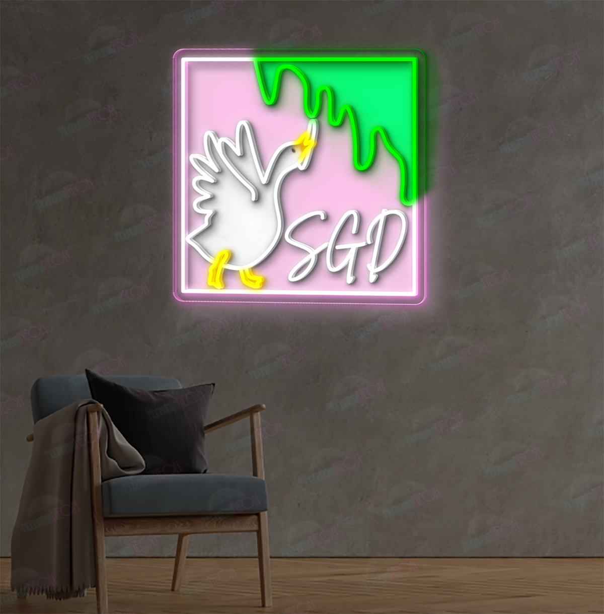 Neonschild mit individuellem Logo (Don)