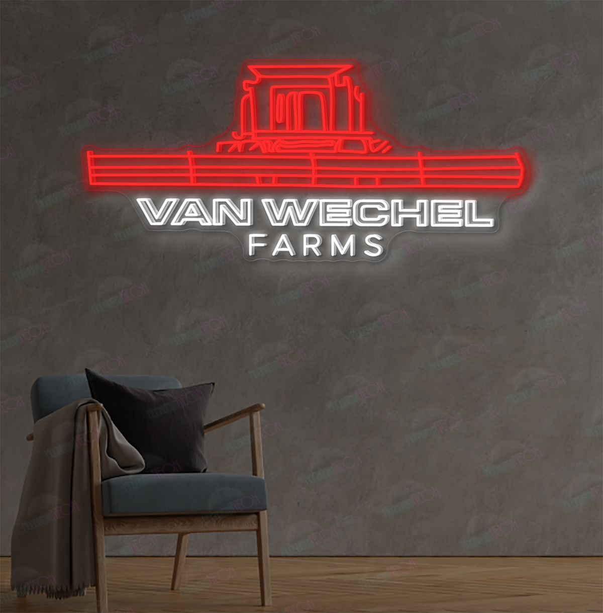 Neonschild mit individuellem Logo (Don)