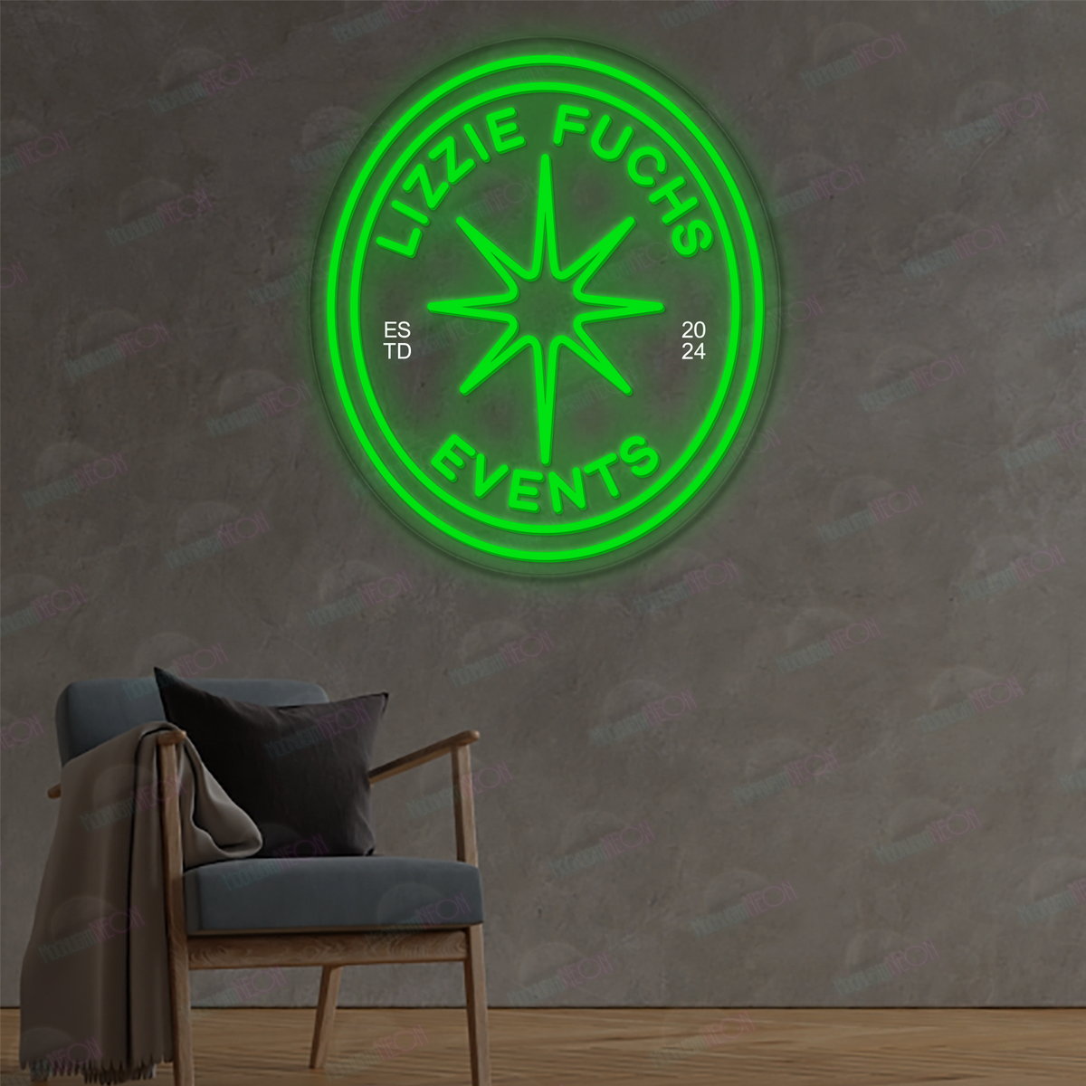 Neonschild mit individuellem Logo (Don)