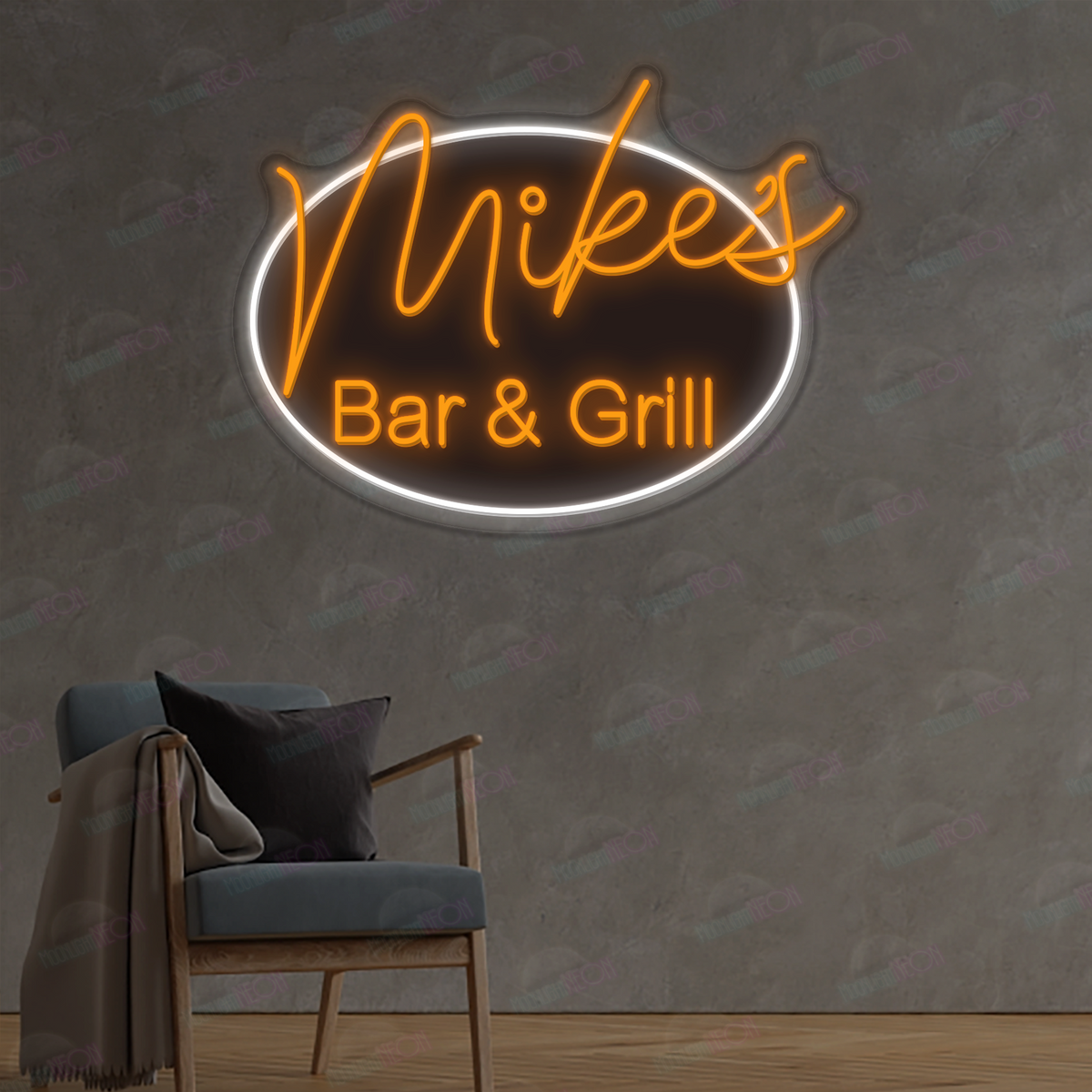 Neonschild mit individuellem Logo (Don)