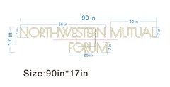 Custom Text Neon: NORTHWESTERN MUTUAL FORUM