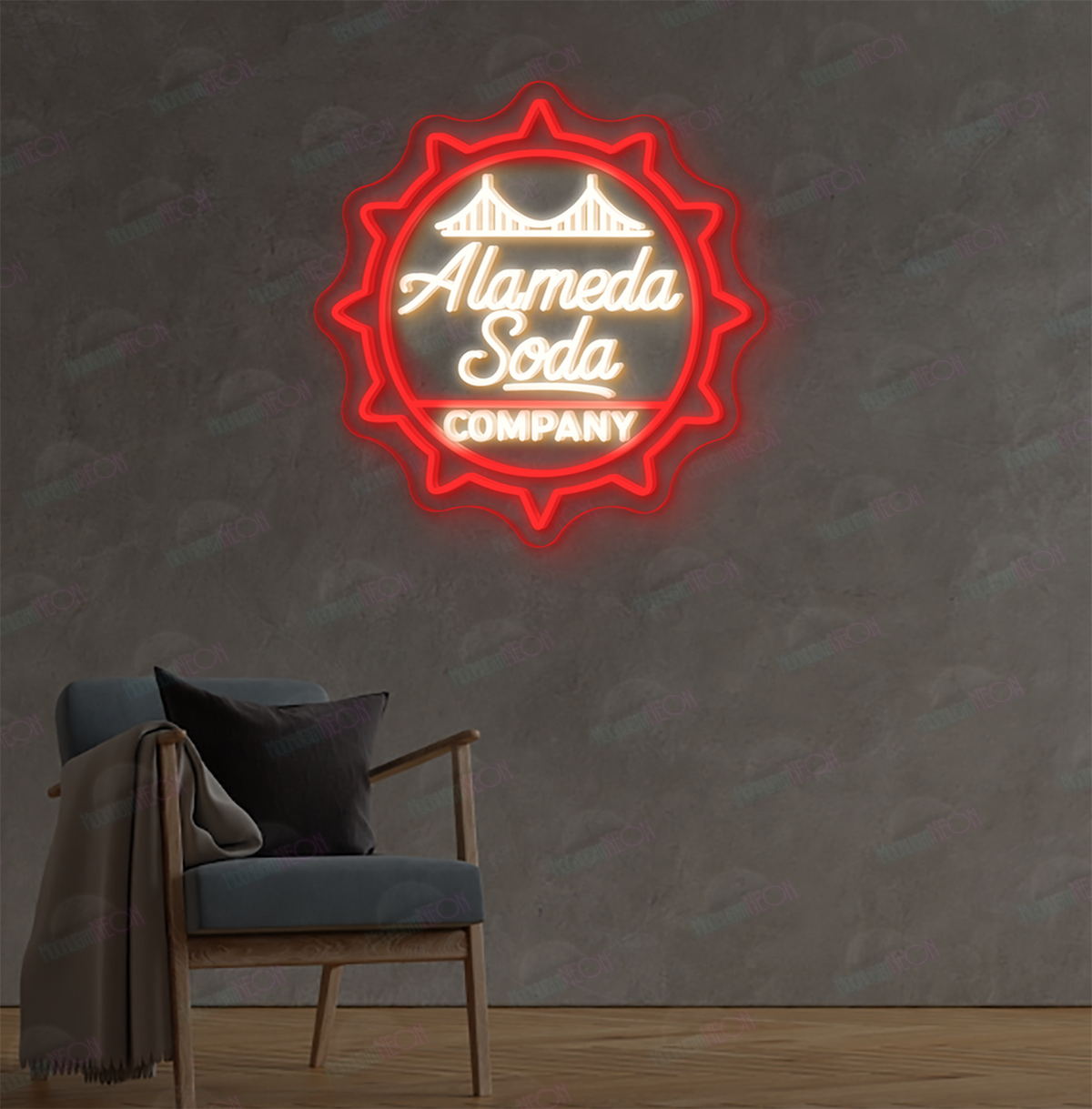 Neonschild mit individuellem Logo (Don)