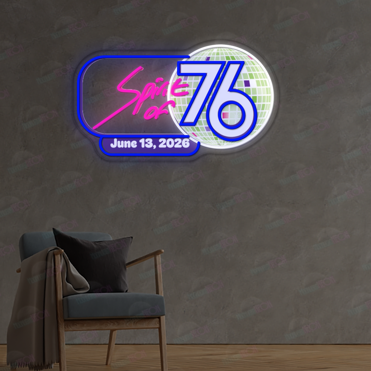 Neonschild mit individuellem Logo (Don)