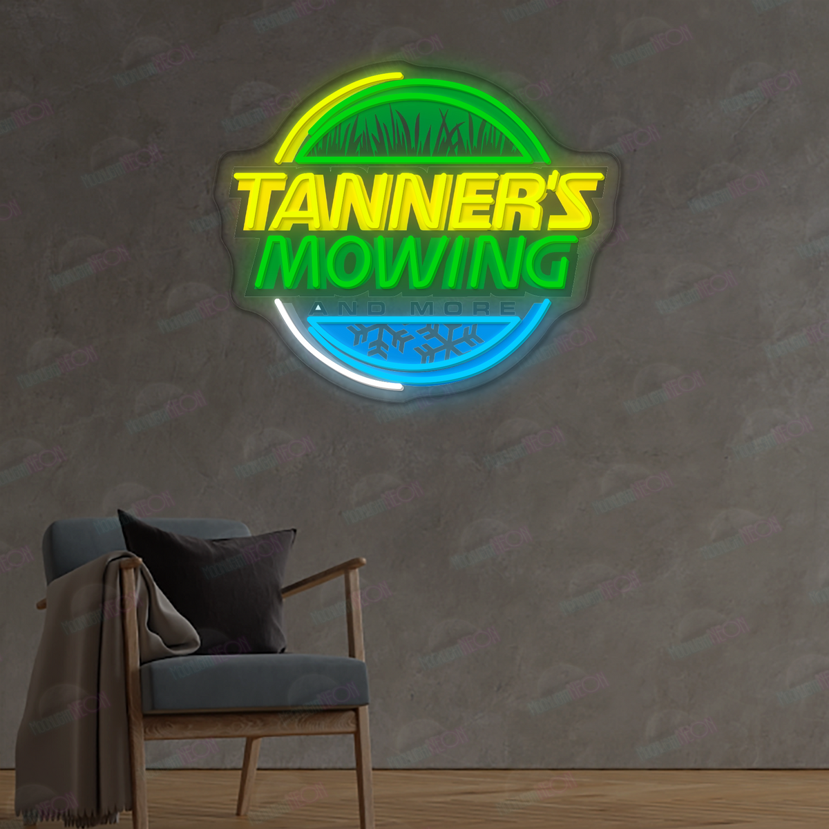 Neonschild mit individuellem Logo (Don)