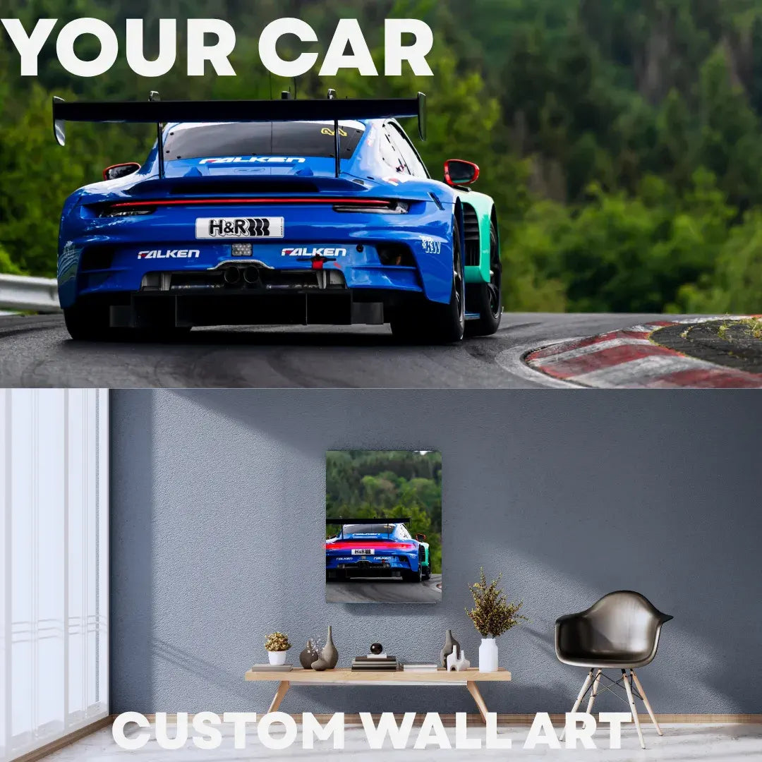 Your Custom Car Poster LED Neon Wall Art