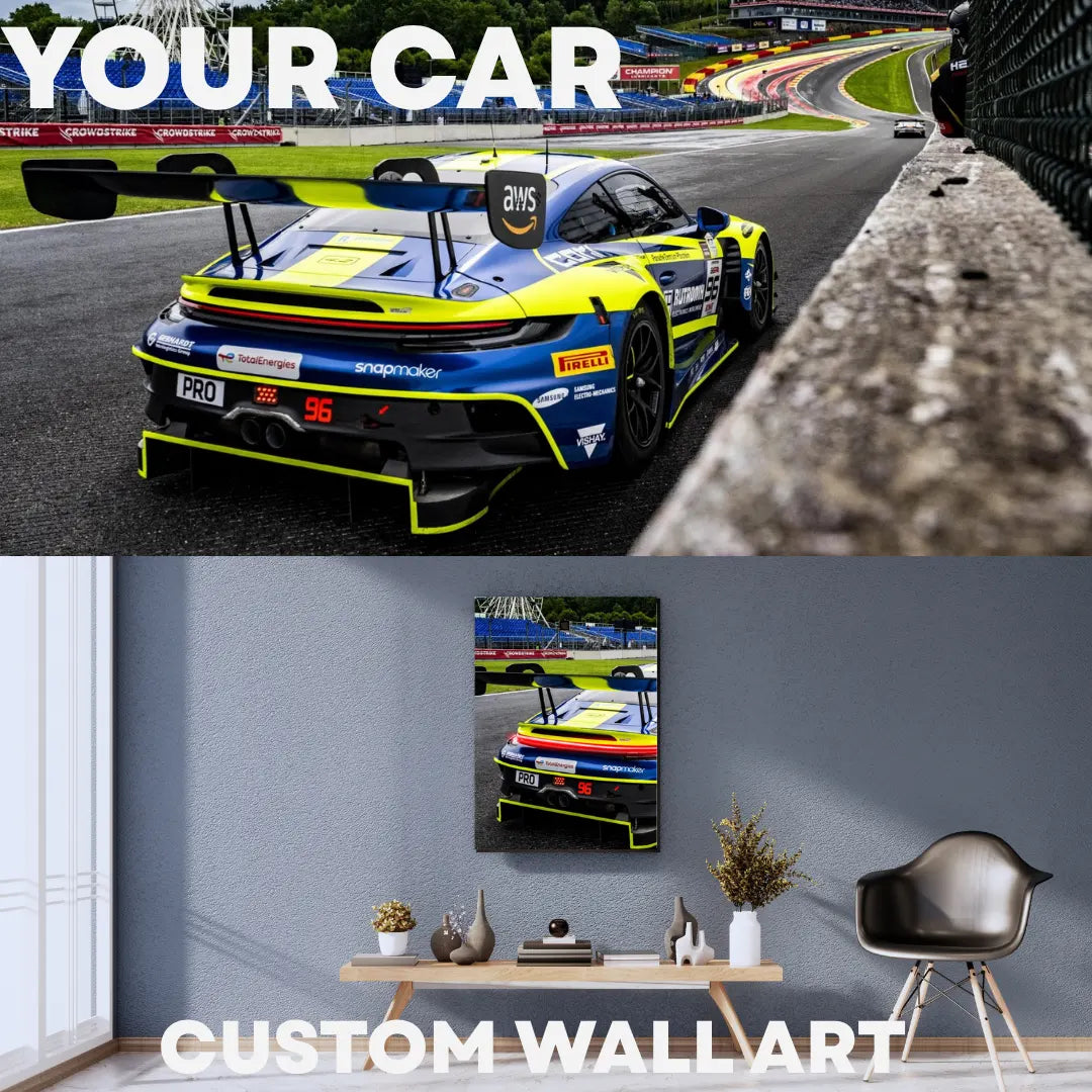 Your Custom Car Poster LED Neon Wall Art
