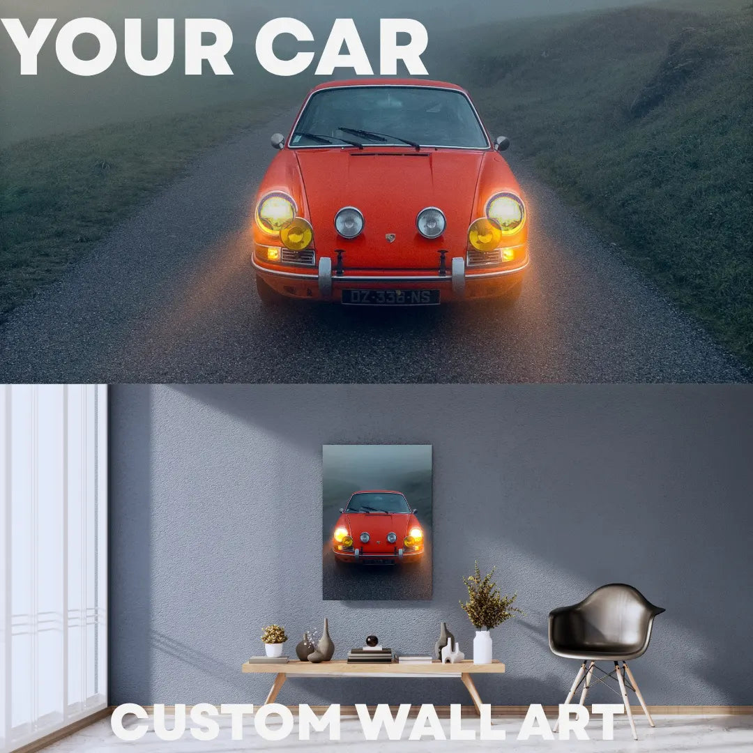 Your Custom Car Poster LED Neon Wall Art
