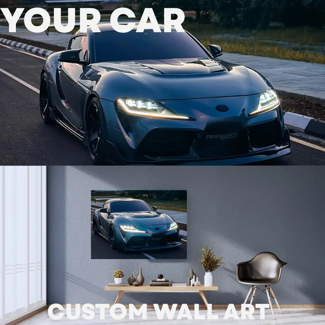 Your Custom Car Poster LED Neon Wall Art