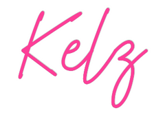 US Custom Text Neon: Kelz