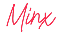 US Custom Text Neon: Minx