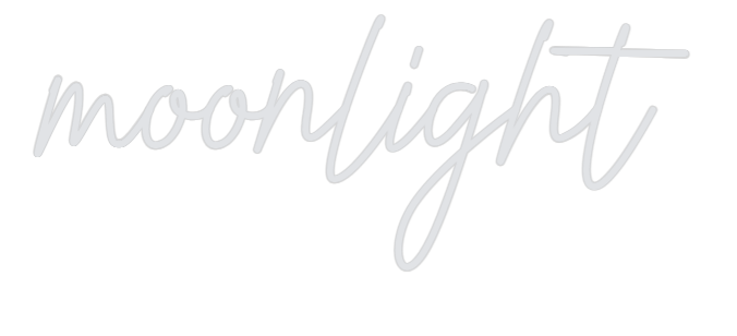 US Custom Text Neon: moonlight