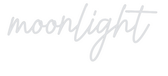 US Custom Text Neon: moonlight