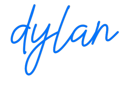 US Custom Text Neon: dylan