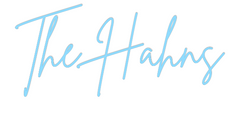 US Custom Text Neon: The Hahns