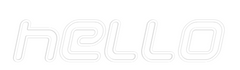 US Custom Neon: hello