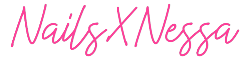 US Custom Text Neon: NailsXNessa