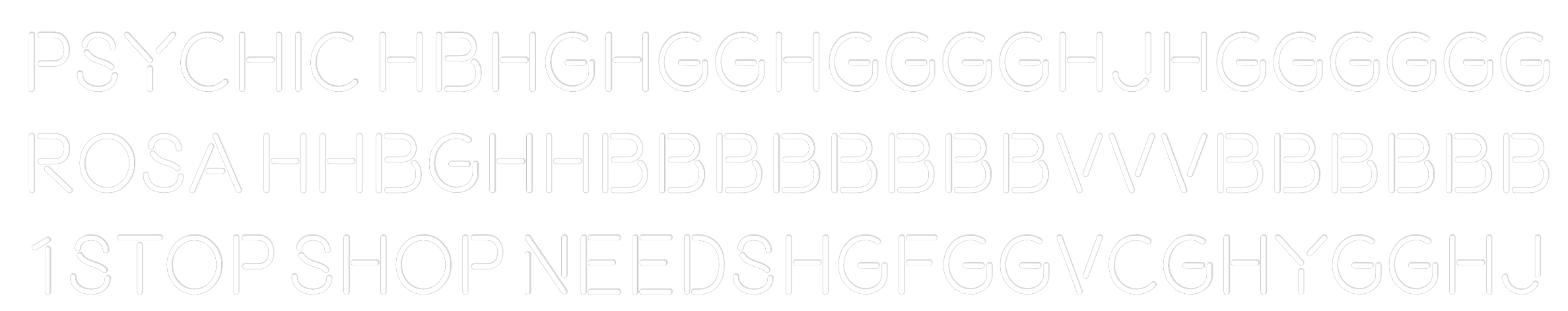 US Custom Text Neon: Psychic hbhgh...
