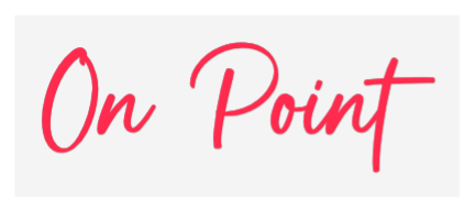 US Custom Text Neon: On Point