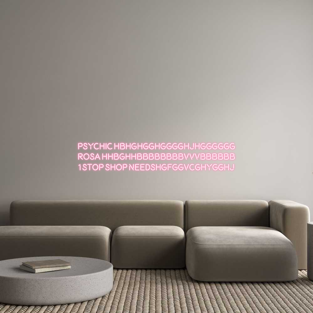 US Custom Text Neon: Psychic hbhgh...