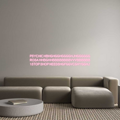 US Custom Text Neon: Psychic hbhgh...