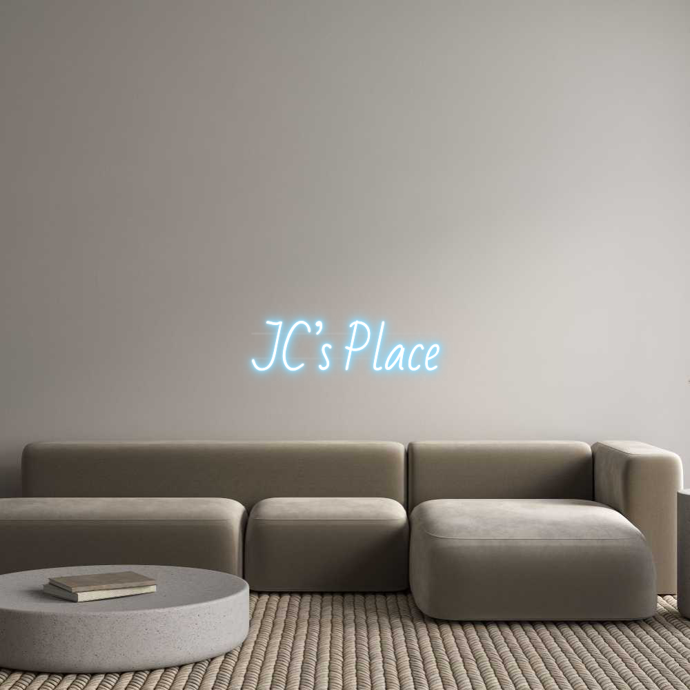 US Custom Text Neon: JC’s Place