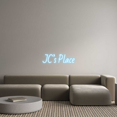 US Custom Text Neon: JC’s Place