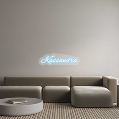 US Custom Text Neon: Kassandra