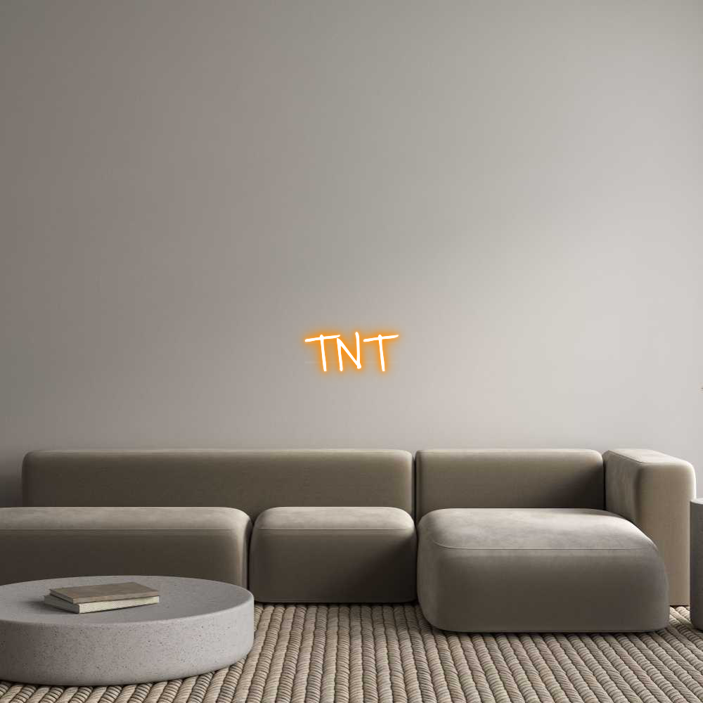 US Custom Text Neon: TNT