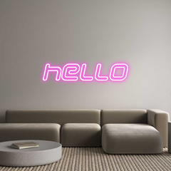 US Custom Neon: hello