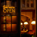 Yes! We're Open Neon Sign LED Neon Light