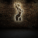 Naked Female Body Neon Sign – Artistic LED Wall Light