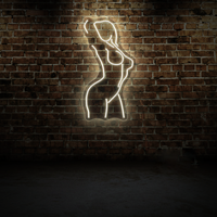 Naked Female Body Neon Sign – Artistic LED Wall Light