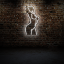 Naked Female Body Neon Sign – Artistic LED Wall Light