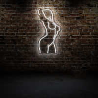 Naked Female Body Neon Sign – Artistic LED Wall Light