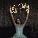 Let’s Party Neon Sign – LED Wall Light for Bars, Lounges, or Event Spaces