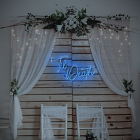 Til Death Neon Sign for Romantic or Edgy Room Decor