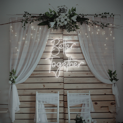 Better Together Neon Sign – LED Wall Light for Weddings, Bedroom, or Gifts