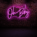 Oh Baby Neon Sign – Fun & Cheerful Wall Light for Kids Room