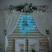 Better Together Neon Sign – LED Wall Light for Weddings, Bedroom, or Gifts