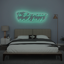 To the Moon and Back Neon Sign – Romantic LED Wall Light
