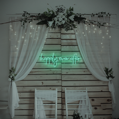 Happily Ever After Neonschild – Perfekt für Hochzeiten und Feiern
