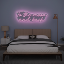To the Moon and Back Neon Sign – Romantic LED Wall Light