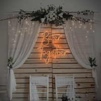 Better Together Neon Sign – LED Wall Light for Weddings, Bedroom, or Gifts