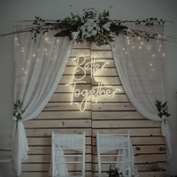 Better Together Neon Sign – LED Wall Light for Weddings, Bedroom, or Gifts