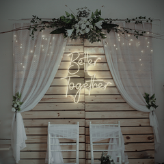 Better Together Neon Sign – LED Wall Light for Weddings, Bedroom, or Gifts